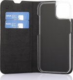 Wave BookCase beschermhoes, iPhone 13, zwart Wave BookCase beschermhoes, iPhone 13, zwart