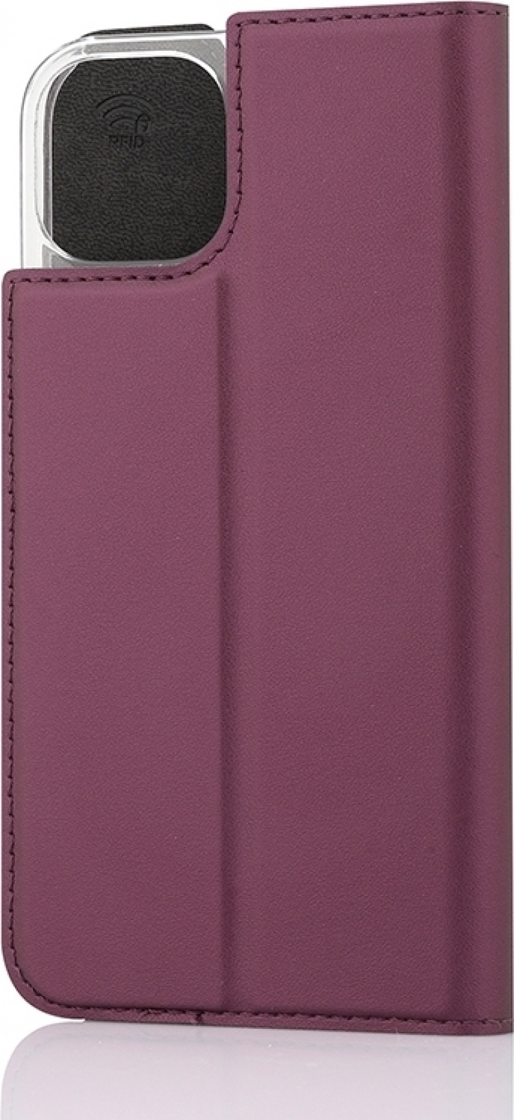 Wave BookCase beschermhoes, iPhone 13, Smoky Sangria
