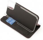 Wave BookCase beschermhoes, iPhone 13, Smoky Sangria