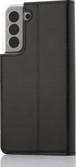 Wave BookCase beschermhoes, Samsung Galaxy S21 FE 5G, zwart