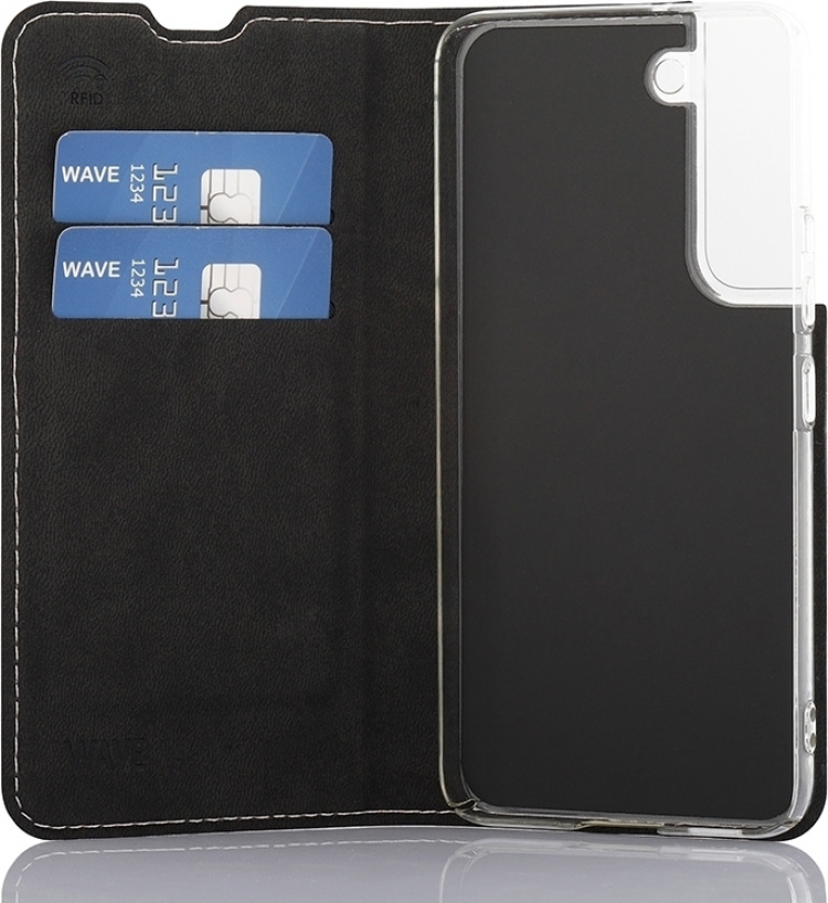 Wave BookCase beschermhoes, Samsung Galaxy S22 5G, roségoud Wave BookCase beschermhoes, Samsung Galaxy S22 5G, roségoud