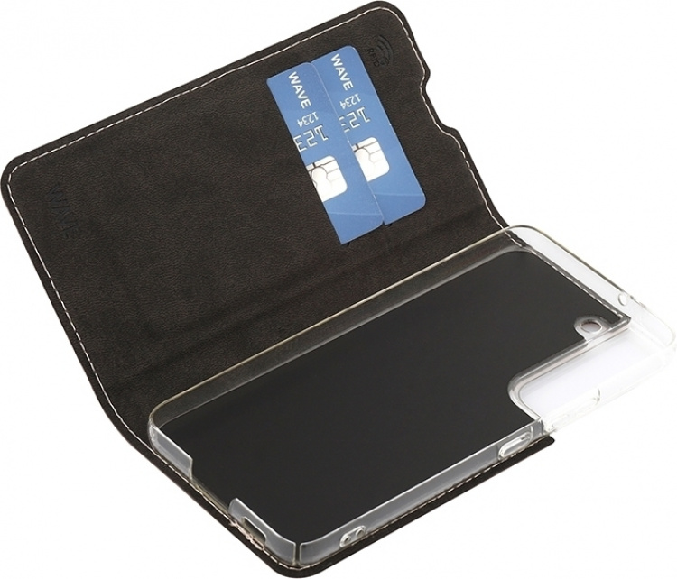 Wave BookCase beschermhoes, Samsung Galaxy S22 5G, roségoud Wave BookCase beschermhoes, Samsung Galaxy S22 5G, roségoud