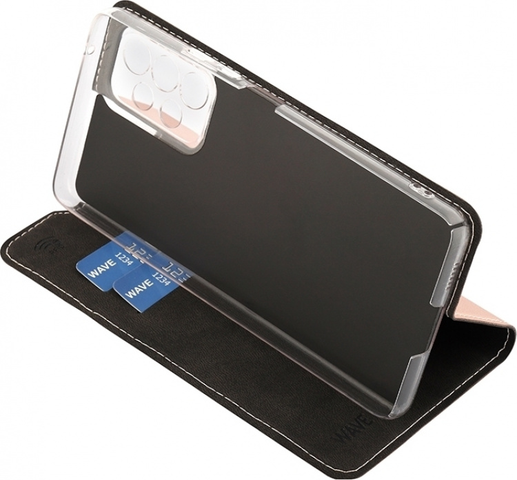 Wave BookCase beschermhoes, Samsung Galaxy A53 5G, roségoud