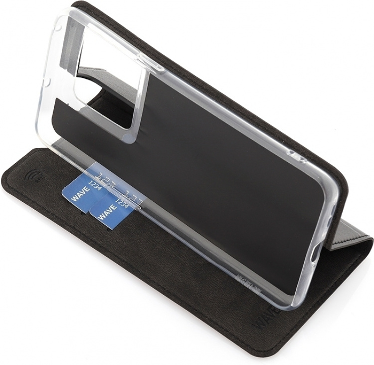 Wave BookCase beschermhoes, OnePlus 10T 5G, zwart