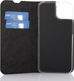 Wave BookCase beschermhoes, iPhone 14, zwart