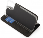 Wave BookCase beschermhoes, iPhone 14, zwart