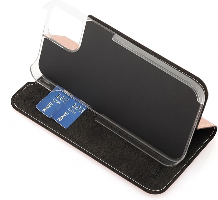 Wave BookCase beschermhoesje, iPhone 14, roségoud