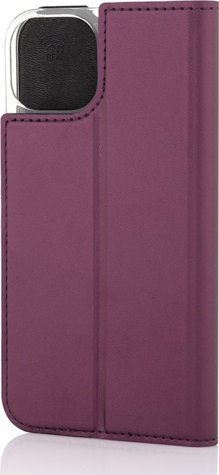 Wave BookCase beschermhoes, iPhone 14, Smoky Sangria Wave BookCase beschermhoes, iPhone 14, Smoky Sangria