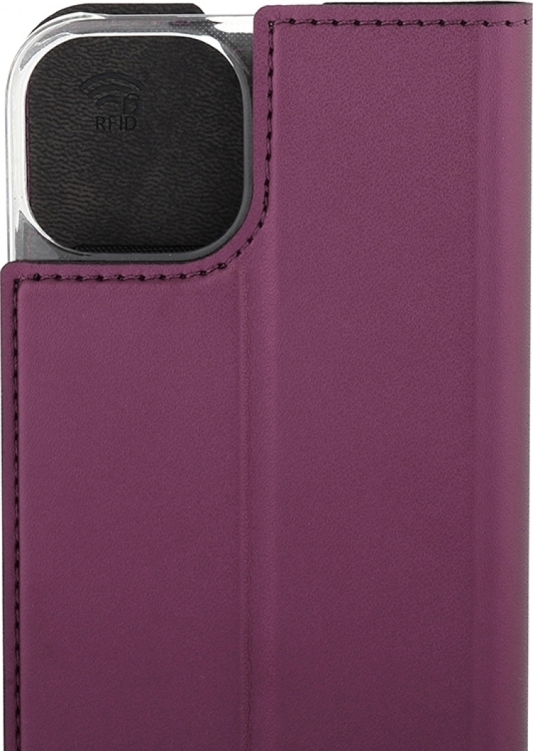 Wave BookCase beschermhoes, iPhone 14, Smoky Sangria Wave BookCase beschermhoes, iPhone 14, Smoky Sangria