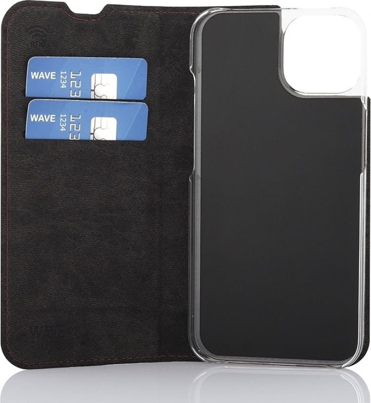 Wave BookCase beschermhoes, iPhone 14, Smoky Sangria Wave BookCase beschermhoes, iPhone 14, Smoky Sangria