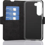 Wave BookCase beschermhoesje, Samsung Galaxy S23, zwart