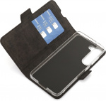 Wave BookCase beschermhoesje, Samsung Galaxy S23, zwart