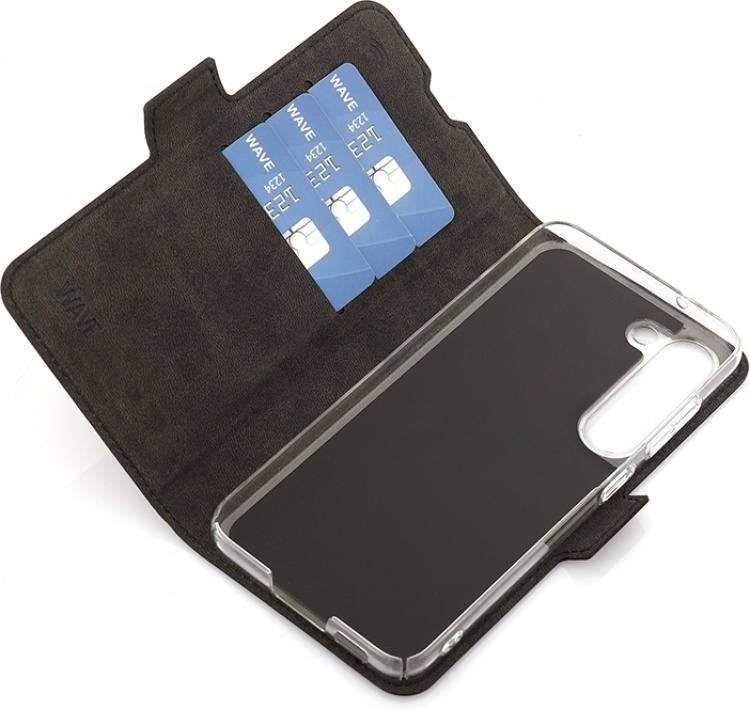 Wave BookCase beschermhoesje, Samsung Galaxy S23, zwart