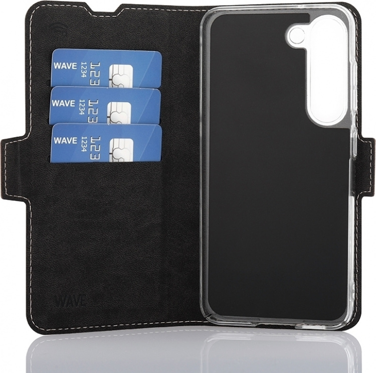 Wave BookCase beschermhoesje, Samsung Galaxy S23, roségoud Wave BookCase beschermhoesje, Samsung Galaxy S23, roségoud