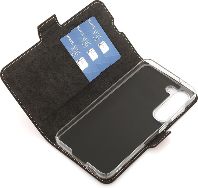 Wave BookCase beschermhoesje, Samsung Galaxy S23, roségoud Wave BookCase beschermhoesje, Samsung Galaxy S23, roségoud