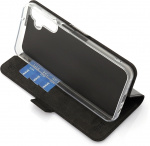 Wave BookCase beschermhoes, Samsung Galaxy A14 4G, zwart