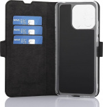 Wave BookCase beschermhoesje, Xiaomi Redmi 12C, zwart Wave BookCase beschermhoesje, Xiaomi Redmi 12C, zwart