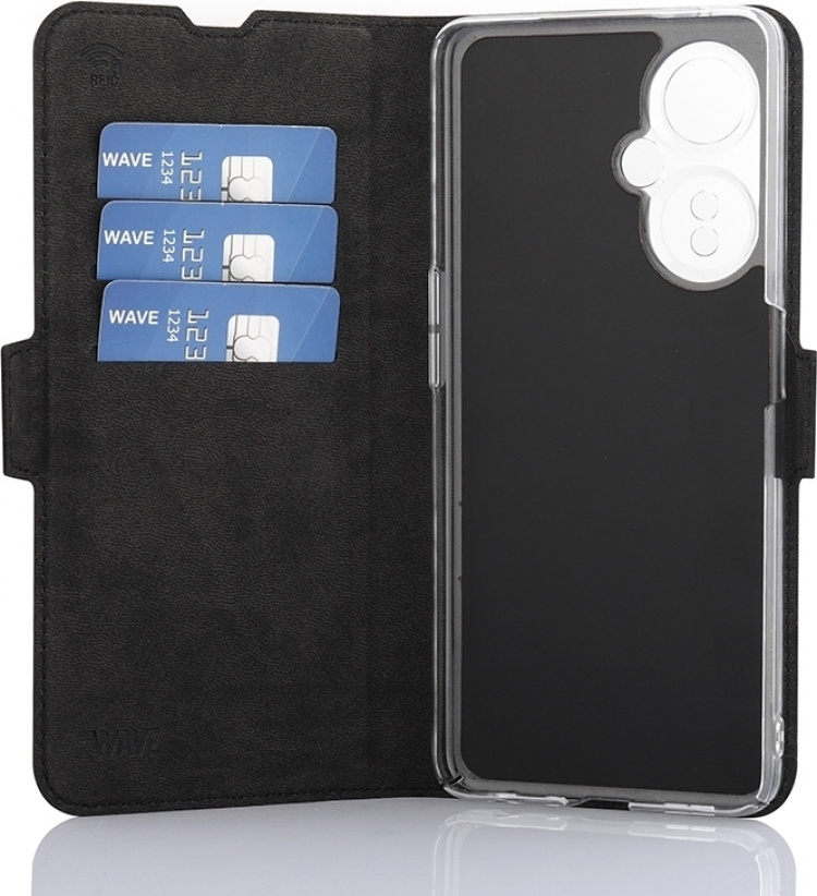 Wave BookCase beschermhoes, OnePlus Nord CE 3 Lite 5G, zwart Wave BookCase beschermhoes, OnePlus Nord CE 3 Lite 5G, zwart