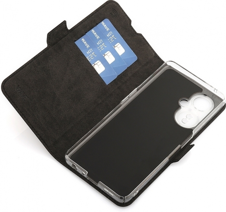 Wave BookCase beschermhoes, OnePlus Nord CE 3 Lite 5G, zwart Wave BookCase beschermhoes, OnePlus Nord CE 3 Lite 5G, zwart