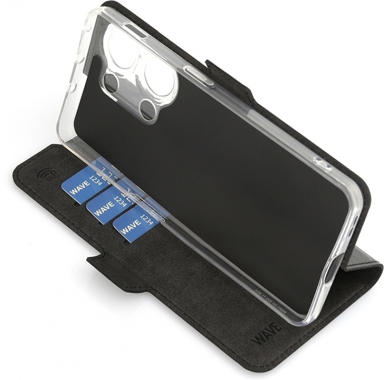 Wave BookCase beschermhoesje, OnePlus Nord 3 5G, zwart Wave BookCase beschermhoesje, OnePlus Nord 3 5G, zwart