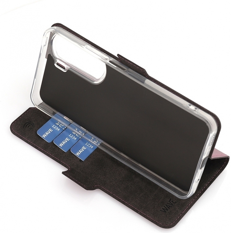 Wave BookCase beschermhoes, Honor 90 Lite, Smoky Sangria