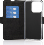 Wave BookCase beschermhoes, Honor X6a, zwart Wave BookCase beschermhoes, Honor X6a, zwart