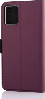 Wave BookCase beschermhoesje, Motorola Moto E13, Smoky Sangria