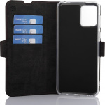 Wave BookCase beschermhoesje, Motorola Moto E13, Smoky Sangria