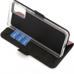 Wave BookCase beschermhoesje, Motorola Moto E13, Smoky Sangria