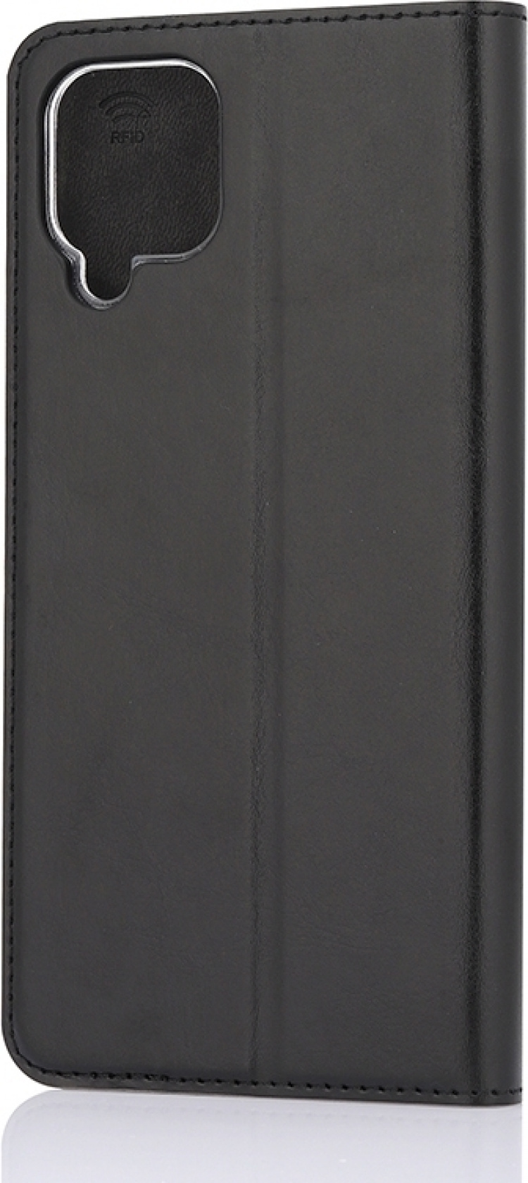 Wave BookCase beschermhoesje, Samsung Galaxy A12, zwart