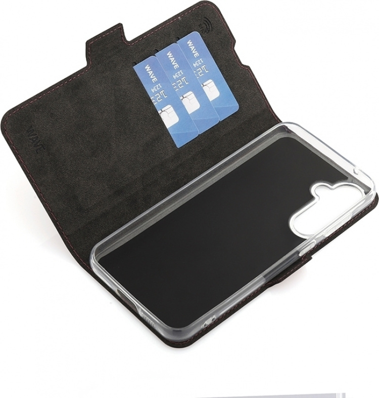 Wave BookCase beschermhoesje, Samsung Galaxy S23 FE 5G, Smoky Sangria Wave BookCase beschermhoesje, Samsung Galaxy S23 FE 5G, Smoky Sangria