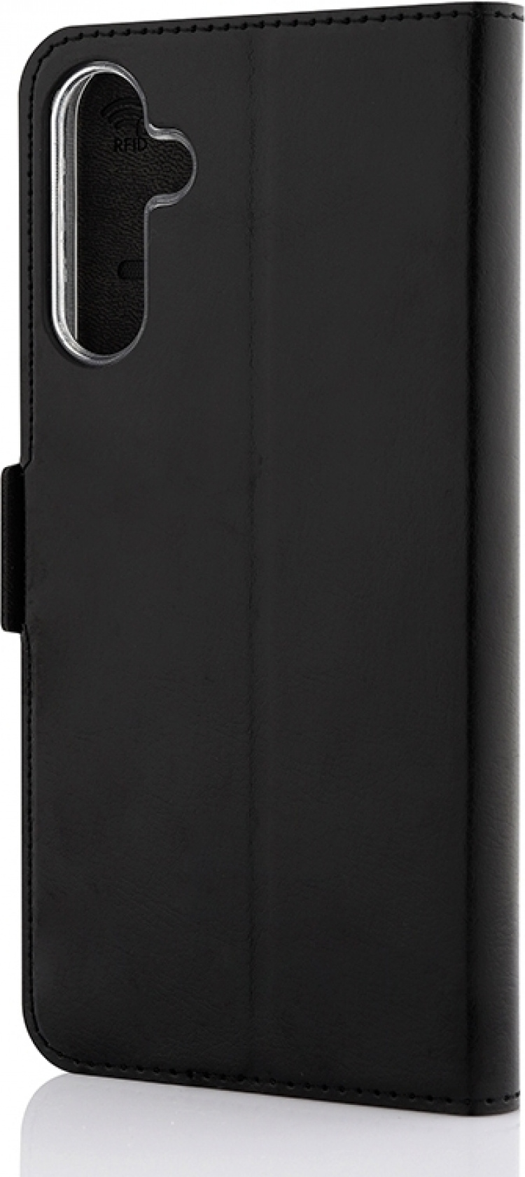 Wave BookCase beschermhoesje, Samsung Galaxy A15, zwart