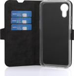 Wave BookCase, Samsung Galaxy XCover7, zwart