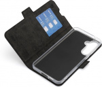 Wave BookCase beschermhoes, Samsung Galaxy A55 5G, zwart