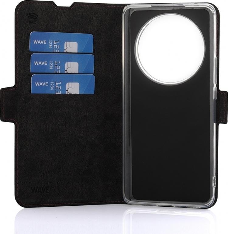 Wave BookCase beschermhoesje, Honor Magic6 Lite, Smoky Sangria Wave BookCase beschermhoesje, Honor Magic6 Lite, Smoky Sangria