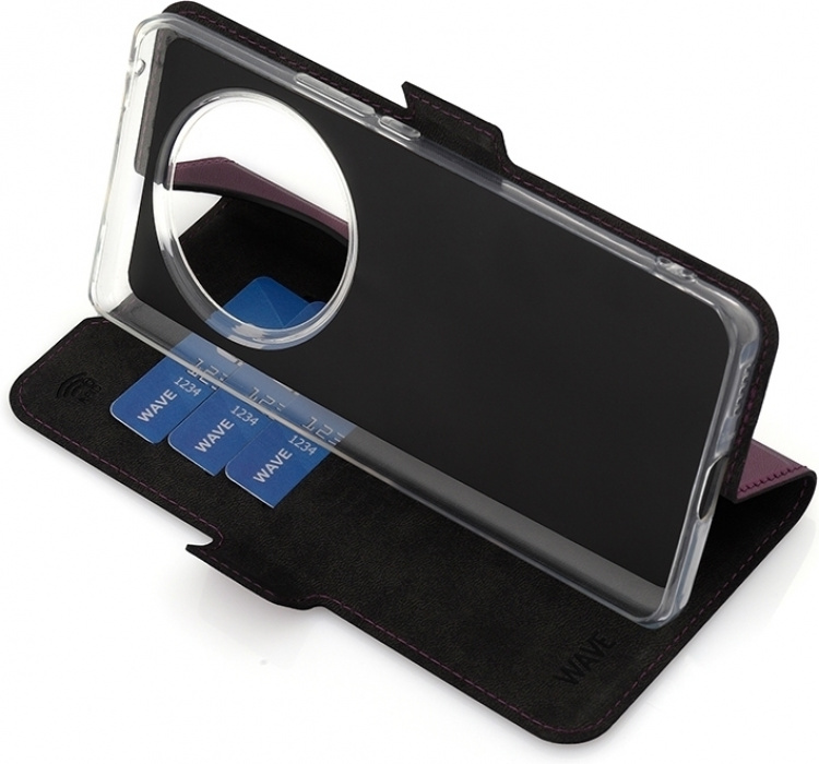 Wave BookCase beschermhoesje, Honor Magic6 Lite, Smoky Sangria Wave BookCase beschermhoesje, Honor Magic6 Lite, Smoky Sangria