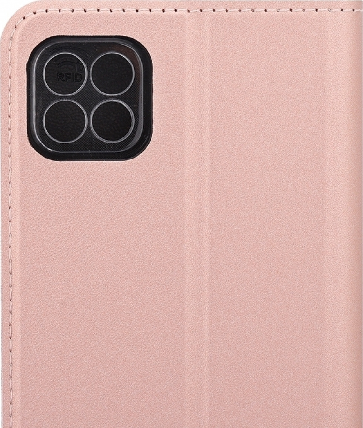 Wave BookCase beschermhoes, Samsung Galaxy A22 5G, roségoud