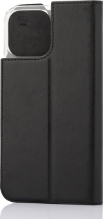 Wave BookCase beschermhoes, iPhone 13 Pro Max, zwart