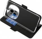 Wave BookCase beschermhoes, Honor Magic6 Pro 5G, zwart Wave BookCase beschermhoes, Honor Magic6 Pro 5G, zwart