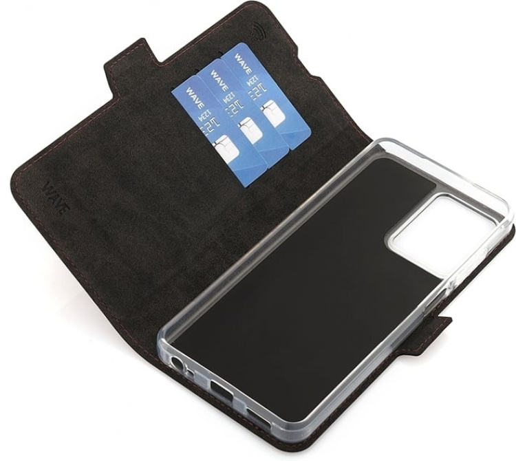 Wave BookCase beschermhoesje, HMD Pulse Pro, Smoky Sangria