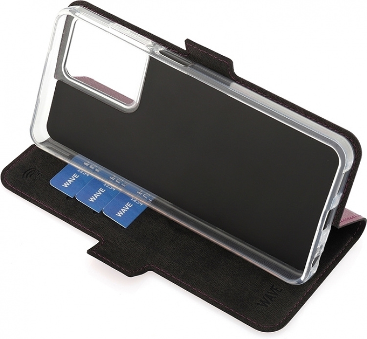 Wave BookCase beschermhoesje, HMD Pulse Pro, Smoky Sangria