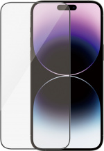 PanzerGlass gepantserd glas, iPhone 14 Pro Max, zwarte rand PanzerGlass gepantserd glas, iPhone 14 Pro Max, zwarte rand
