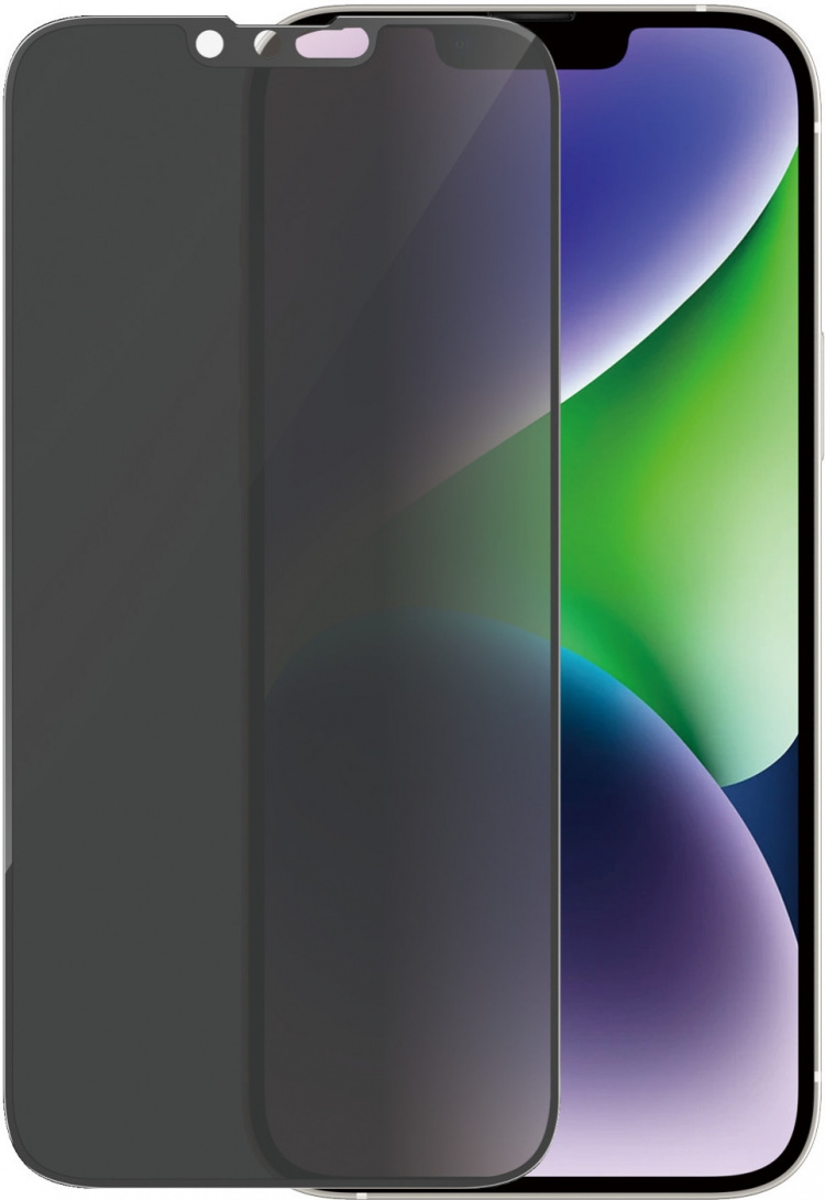 PanzerGlass Privacy-schermbeschermer, iPhone 14 Plus / 13 Pro Max, zwarte rand PanzerGlass Privacy-schermbeschermer, iPhone 14 Plus / 13 Pro Max, zwarte rand