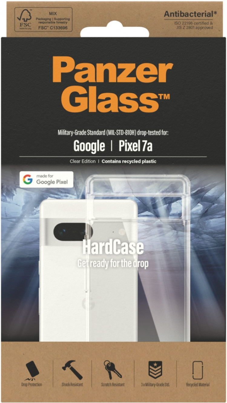 PanzerGlass HardCase beschermhoes, Google Pixel 7a PanzerGlass HardCase beschermhoes, Google Pixel 7a