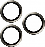 PanzerGlass Hoops cameralens cover, iPhone 15 Pro / 15 Pro Max, titanium