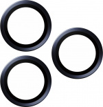 PanzerGlass Hoops cameralens cover, iPhone 15 Pro / 15 Pro Max, blauw titanium PanzerGlass Hoops cameralens cover, iPhone 15 Pro / 15 Pro Max, blauw titanium