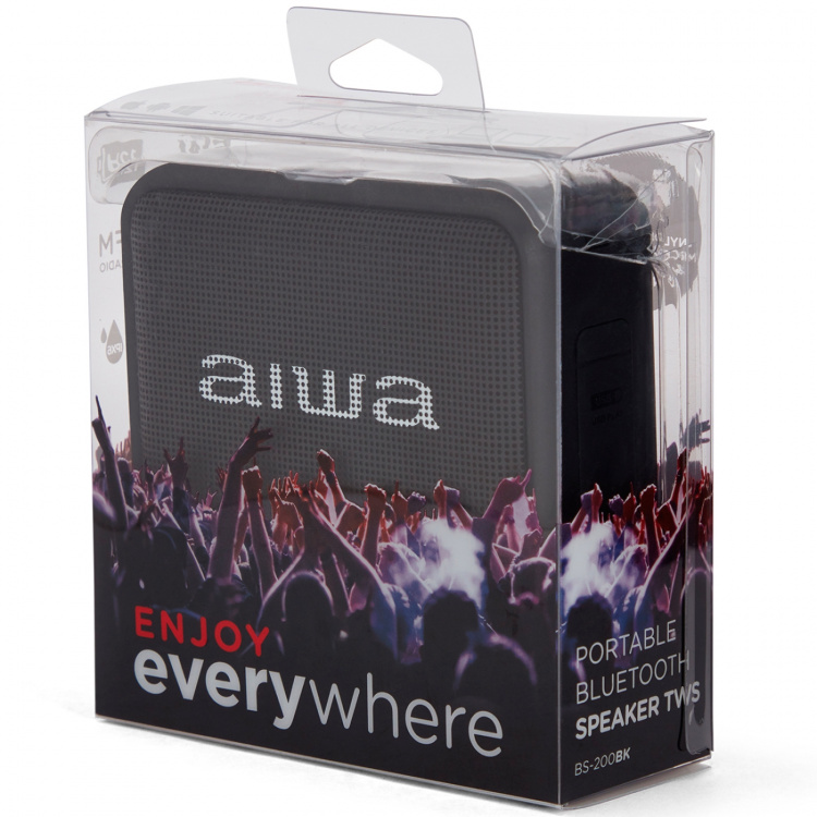 AIWA Bluetooth-högtalare Svart