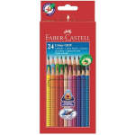 Faber-Castell 24 Colour Grip 2001 potloden (112424)