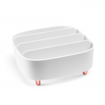 Gillian Jones Tafel organizer met 4 vakken - Wit