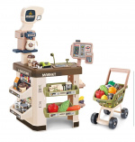 GA-Toys Supermarkt met winkelwagen & 60 accessoires (16140)